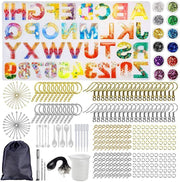 Resin Moulds Silicone Jewellery Casting Molds Alphabet Letter Numbers