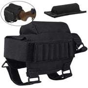 Outdoor Tactical Shotgun Rifle Ammo Pouch Bag Butt Stock Cheek Pad