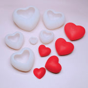 Hearts Resin Moulds Silicone Candle Soap Cake Molds