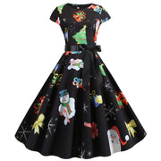 Rockabilly Christmas Dress Womens Clothing Size 12