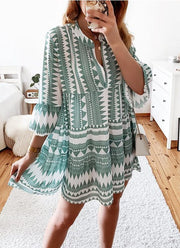 Mini ShirtDress Boho Summer Dresses Womens Clothing Size 16