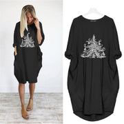 Cotton Shirt Dress Christmas Summer Dresses Womens Clothing Size 20