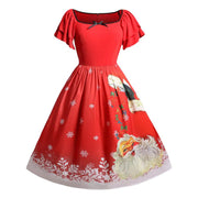 Rockabilly Christmas Dress Womens Clothing Size 24