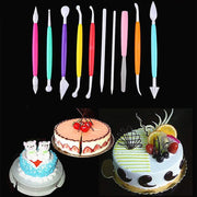 10pcs Cake Fondant Decorating Modeling Tools Set