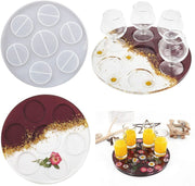 Resin Moulds Silicone Cup Tray Coaster Board Molds