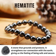 Hematite Beads Bracelets Magnetic Therapy Health Care Loss Weight