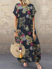 Maxi Dress Floral Summer Dresses Womens Clothing Size 22