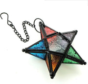 Moroccan Hanging Star Candle Holder Ornaments