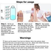 Ear Wax Removal Remover Irrigation Cleaner Washer Bottle Syringe Kit
