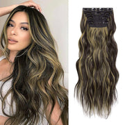 Hair Extensions Highlight Brown