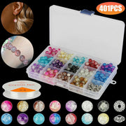Natural Crystal Chips Quartz Gemstone Beads Jewellery Making Kit