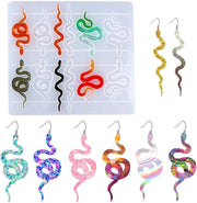 Snake Earrings Resin Mould Silicone Jewellery Mold