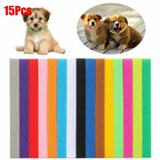 15pcs Puppy Whelping Identification Collars