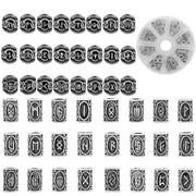 Norse Vikings Runes Beard Beads Hair Kit