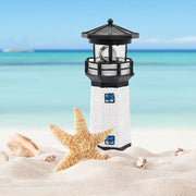 Garden Solar Light Outdoor Rotating Lighthouse