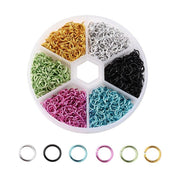 Jewellery Making Supplier 6mm Aluminum Open Circle Jump Rings