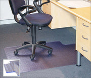 Clear Carpet Floor Chair Mat 120x90cm Heavy Duty PVC Desk Protector Studded Lip