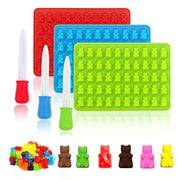 3pcs Silicone Moulds Gummy Bear