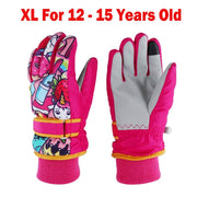 Kids Ski Gloves Ski Mittens XL