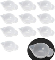 10pcs Silicone Molds Cup Dispenser Resin Moulds Measuring Cup