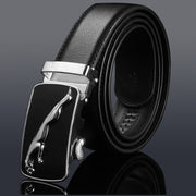Mens Belt Cowskin Black