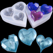 Heart Silicone Resin Mold Jewellery Necklace Mould