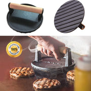 Cast Iron Grill Press Burger Bacon Steaks