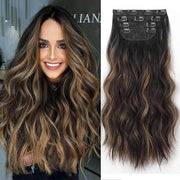 Hair Extensions Brown Mix Blonde