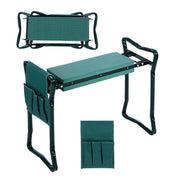 Garden Kneeler Seat Bench Stool with Side Bag