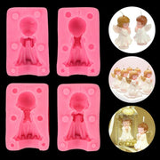 Silicone Moulds 3D Angle Candle Cake Molds