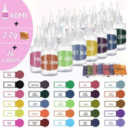 DIY Tie Dye Kit Fabric Dye Bottle Powder Tools Set
