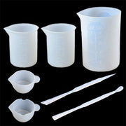 Silicone Mold Cup Dispenser Measuring Mixing Kit