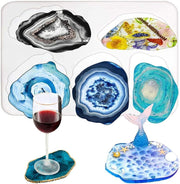 Coaster Pendant Mat Resin Moulds Silicone Mold