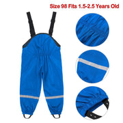Kids Waterproof Overalls Pants