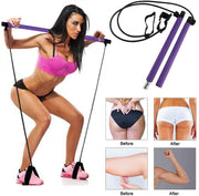 Pilates Stick Bar with Resistance Band