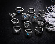 Boho Ring Set 13 pcs