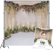 Flower Wall Backdrop Wedding Bouquet Photography
