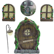 Elf Door Fairy Garden House Garden Statue
