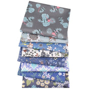 8 Style Fabric Patchwork Bundle 100% Cotton 50x50cm
