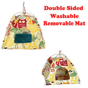 Bird Tent Parrot Hammock Hut Hanging Nest Hideaway House
