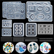 Jewelry Molds Earrings Epoxy Resin Moulds Silicone Mold