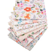 7 Style Fabric Patchwork Bundle 100% Cotton 50x50cm