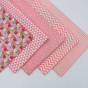 5 Style Fabric Patchwork Bundle 100% Cotton 50x50cm