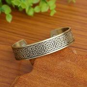 Viking Cuff Bracelet Celtic Knot Magnetic Healthcare