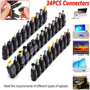 Universal Charger Power Supply Adapter Plug Jack For Laptop Notebook