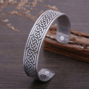 Viking Cuff Bracelet Celtic Knot Magnetic Healthcare