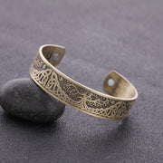 Magnetic Viking Cuff Bracelet Celtic Knot