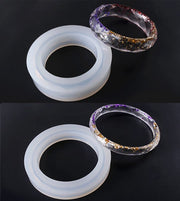 2 Size Epoxy Resin Moulds Silicone Bracelet Molds