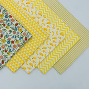 5 Style Fabric Patchwork Bundle 100% Cotton 50x50cm