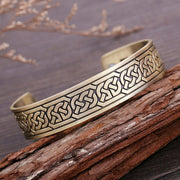 Magnetic Viking Cuff Bracelet Celtic Knot